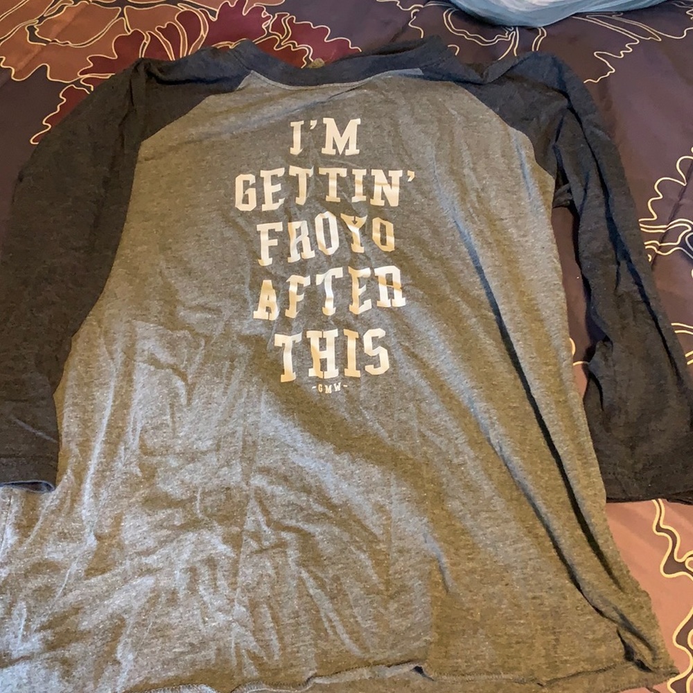 Gym meme wear I’m getting froyo